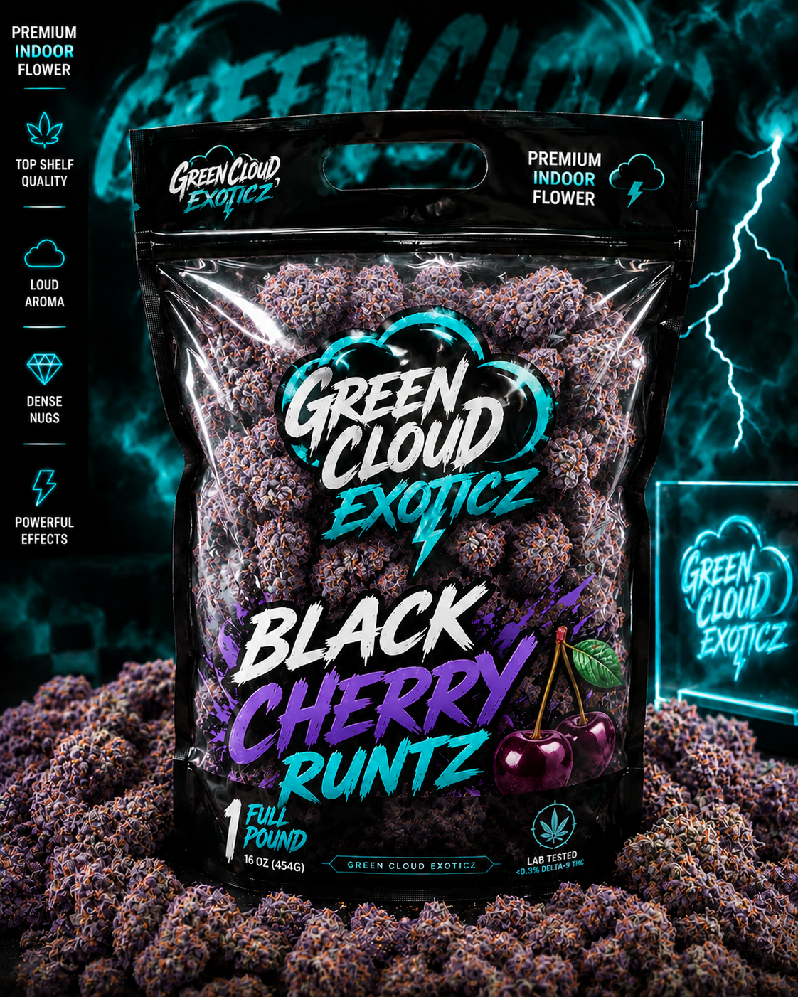 Black Cherry Runtz 1LB